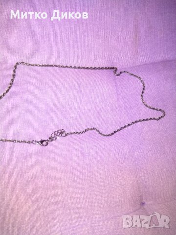 Колие  за врата в комплект с пръстен -мед и керамика ръчно рисувана, снимка 2 - Колиета, медальони, синджири - 26948153