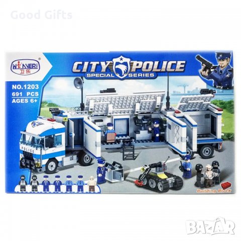 Конструктор Градска полиция , 691 части City Police
