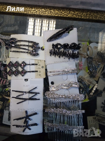 Бижута, стомана, шноли, фиби с камъни, диадеми, ластици, обеци клипс, снимка 8 - Колиета, медальони, синджири - 51890137