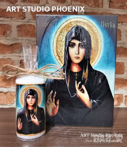 Икона на Света Петка icona Sveta Petka, снимка 4 - Картини - 14062772