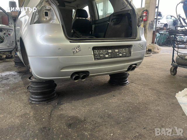 vw golf 5 задна броня  генерация  двоен аспух 