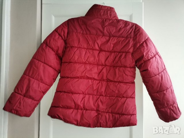 Детско зимно яке ZARA, 152-158 см  12-13г, тъмно червено, много топло с вата и полар, много запазено, снимка 4 - Детски якета и елеци - 35077467