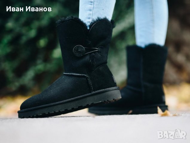 боти UGG Bailey Button II   номер 41 -42, снимка 6 - Дамски боти - 34774468