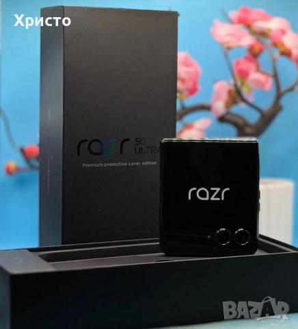 НОВ!!! Motorola Razr 50 ultra, Dual SIM, 12GB RAM, 512GB, 5G, Spring Green , снимка 4 - Motorola - 53117294