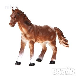 6 Домашни животни овца кон прасе крава магаре куче коли пластмасови фигурки играчки, снимка 2 - Фигурки - 36715666