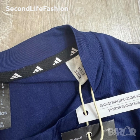 Мъжка тениска Adidas Performance Dubai Marathon 2023, нова с етикети, тъмносиня, размер M, снимка 3 - Тениски - 52658244
