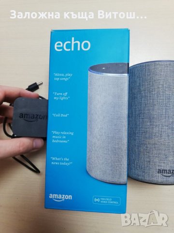 Bluetooth Колона Amazon Echo 2nd gen, снимка 2 - Bluetooth тонколони - 28326143