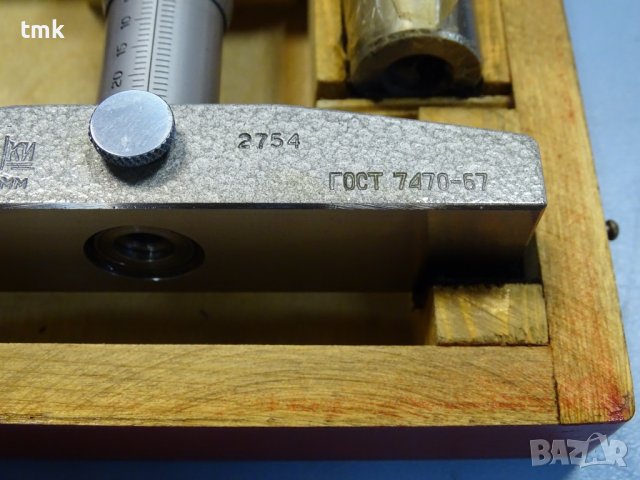 Дълбокомер микрометричен ГМ-100 , 0-100mm, снимка 4 - Куфари с инструменти - 36906725