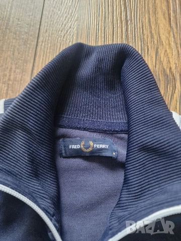 Страхотно мъжко горнище FRED PERRY размер М, снимка 5 - Спортни дрехи, екипи - 53394741