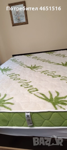 Двулицев матрак и подматрачна рамка 144/190