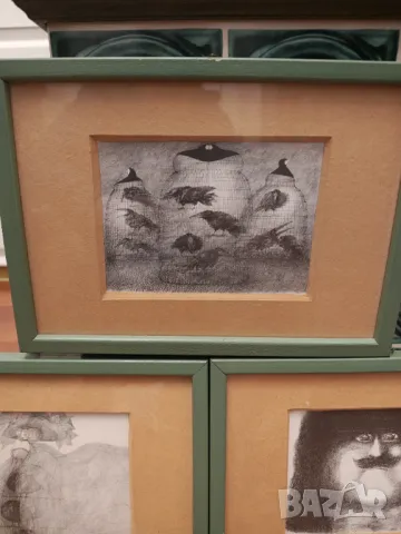 Абстрактни лот картини графики, снимка 2 - Картини - 49863297