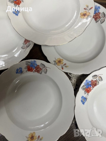 Zeh, Scherzer & Co” 50 Jahre” “50 години” на немски език и представлява юбилейна маркировка, снимка 4 - Чинии - 52682745