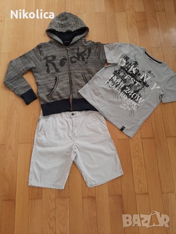 Детски дрешки:блузки DKNY,Armani,LCW,H&M и къс панталон TRN  за 10 г.момче:, снимка 3 - Детски комплекти - 28150874