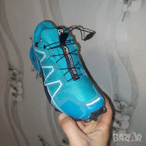 маратонки , туристически обувки  за бягане Salomon Speedcross 4 GTX (Gore-Tex)  номер 38 2/3, снимка 10 - Маратонки - 47346734