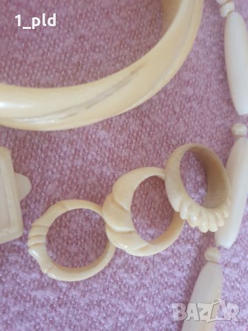 Бижута от кехлибар и малахит, снимка 7 - Други - 38041995