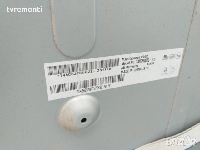 T-CON T370HW02 VE CTRL BD/ 37T04-C0J, снимка 3 - Части и Платки - 26509278