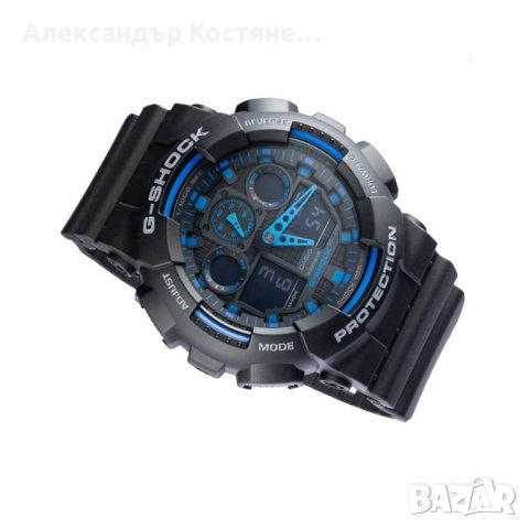 Мъжки часовник Casio G-Shock GA-100-1A2ER, снимка 4 - Мъжки - 43870379