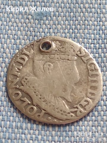 Сребърна монета 3 гроша 1596г. Сигизмунд трети ПОЛША 28451