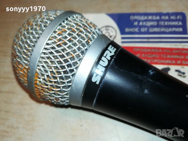 SHURE PG58-ORIGINAL FROM GERMANY 2911211104, снимка 6 - Микрофони - 34962744