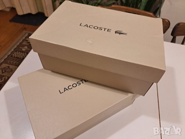 Оригинални спортни обувки Lacoste – 2 чифта (сини и черни), размер 43, много добро състояние, снимка 12 - Спортни обувки - 52057432