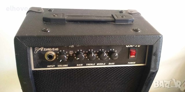 Усилвател за китара Axman GA-10, снимка 5 - Ресийвъри, усилватели, смесителни пултове - 43016617