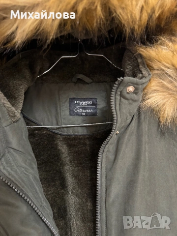 Дамска зимна парка зелено LC Waikiki, снимка 3 - Якета - 53064105