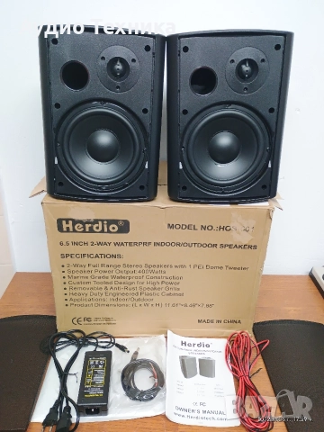 Активни BLUETOOTH колони Herdio. Чисто нови! Много добър звук и доста сила.