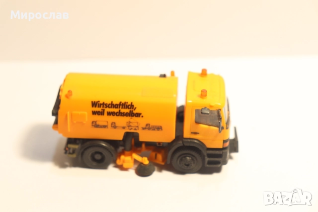 HERPA H0 1/87 MERCEDES ATEGO КОМУНАЛНИ ДЕЙНОСТИ КАМИОН МОДЕЛ КОЛИЧКА, снимка 9 - Колекции - 52354352