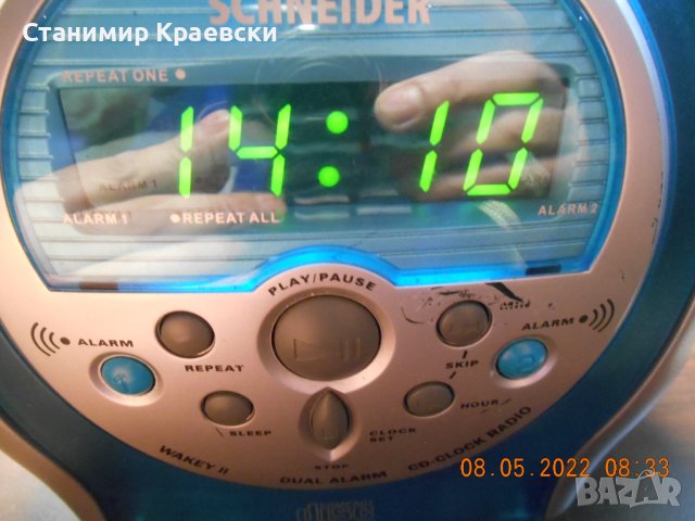 Schneider Wakey ll - radio cd clock alarm, снимка 6 - Други - 36732908