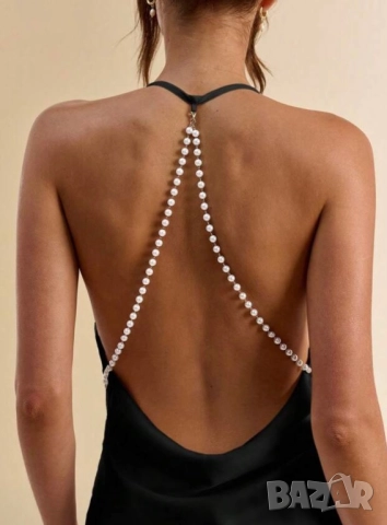 Рокля с перли, снимка 3 - Рокли - 52723038