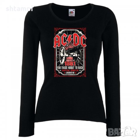 Дамска тениска AC DC 6, снимка 2 - Тениски - 35002211