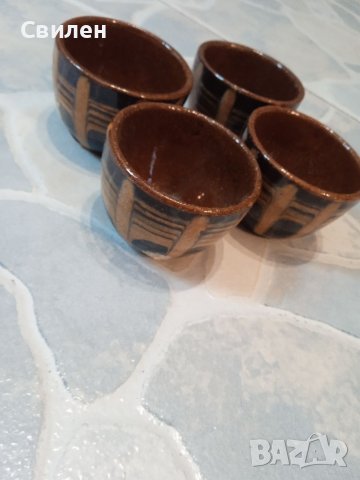 Керамични чашки за ракия, снимка 3 - Антикварни и старинни предмети - 36910164