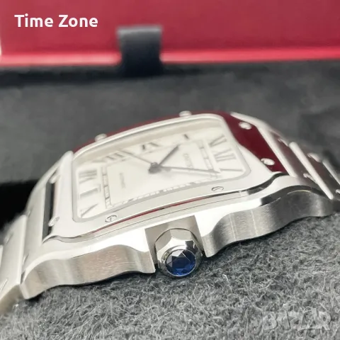 Cartier Santos De Cartier 40mm (35mm) Steel White Dial Automatic Мъжки / Унисекс  Различни Варианти, снимка 7 - Мъжки - 47990398