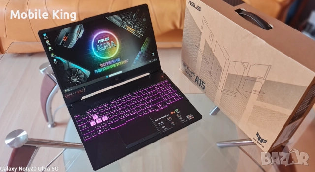 Asus TUF A15 – 15.6" Full HD / 144hz / 512GB NVME /RAM 16GB /Нов / В гаранция 1г., снимка 9 - Лаптопи за игри - 52370155