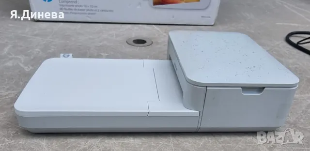 Малък принтер HP за снимки, снимка 5 - Принтери, копири, скенери - 49730204