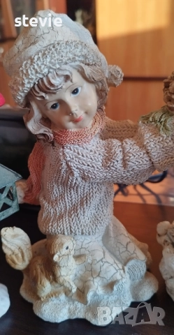 Сет от ретро фигури за коледна украса, снимка 7 - Декорация за дома - 52499606