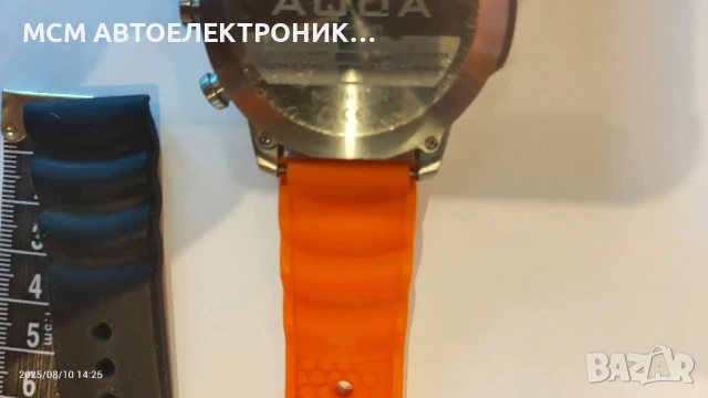 МНОГО ДЪЛГА ЧЕРНА ВОДОЛАЗНА ОРИГИНАЛНА СИЛИКОНОВА КАИШКА NORTH EDGE, снимка 8 - Каишки за часовници - 51358064