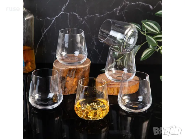 НОВИ! Чаши за уиски 6 броя Bohemia Ardea 320 мл, снимка 2 - Чаши - 50317863