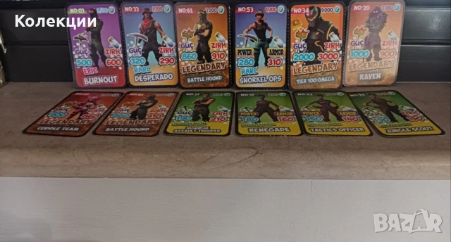 Разнообразие от карти нa Fortnite, снимка 4 - Колекции - 51149128