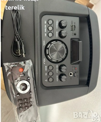 №1 Нова ZQS 8210 2х8 120W 6500mah 2 микрофона ПРЕНОСИМА КАРАОКЕ КОЛОНА, снимка 11 - Аудиосистеми - 53163688