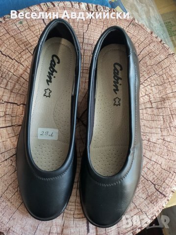 Класически изчистени дамски обувки на 4см платформа при петата, снимка 3 - Дамски ежедневни обувки - 37075360