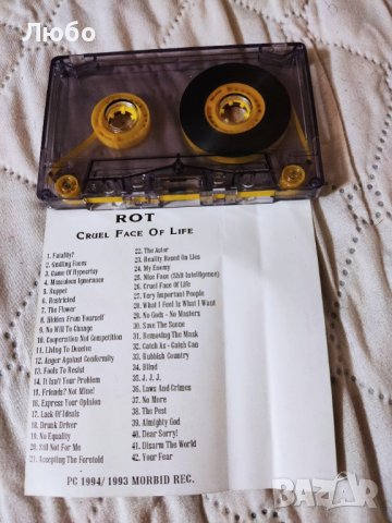 Rot ‎– Cruel Face Of Life, снимка 5 - Аудио касети - 37419713