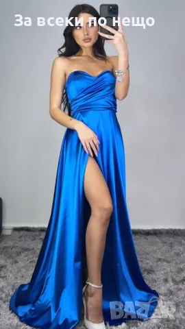 Дамска Дълга Елегантна Рокля - Налични Различни Цветове Код LFS348, снимка 6 - Рокли - 49613259