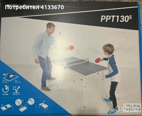 Детска тенис маса, снимка 2 - Тенис - 53420277