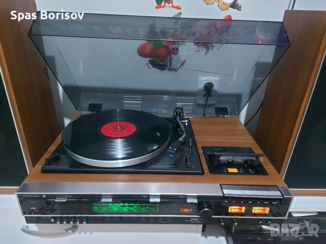 хитачи грамофон касети радио , снимка 2 - Радиокасетофони, транзистори - 53114812