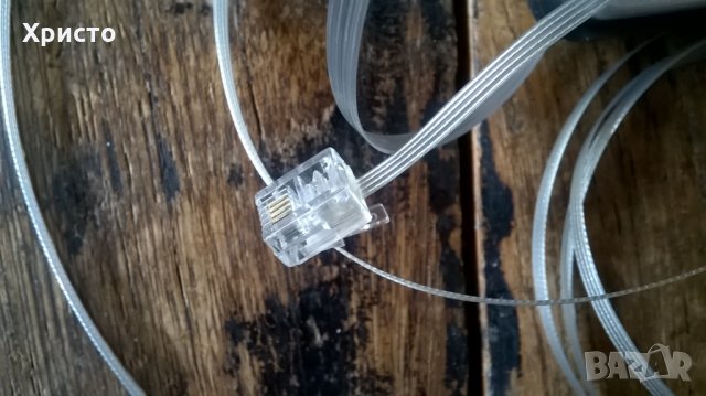 кабел за телефон компактен, дизайнерски 2,50 метра в кутия-автомат, снимка 2 - Стационарни телефони и факсове - 28487431