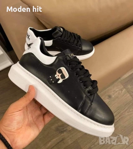 Karl Lagerfeld унисекс сникърси висок клас реплика, снимка 2 - Кецове - 52301851