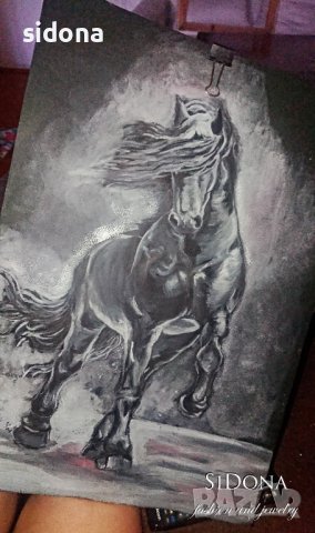 Картина "Black horse"