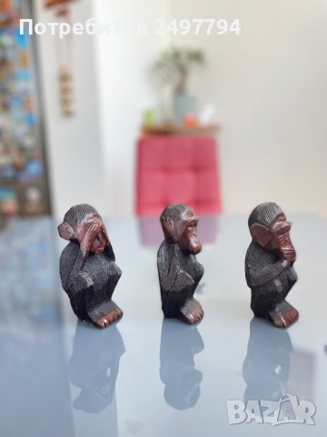 Комплект маймунки “Не чух, не видях, не знам”, снимка 7 - Други ценни предмети - 38346688