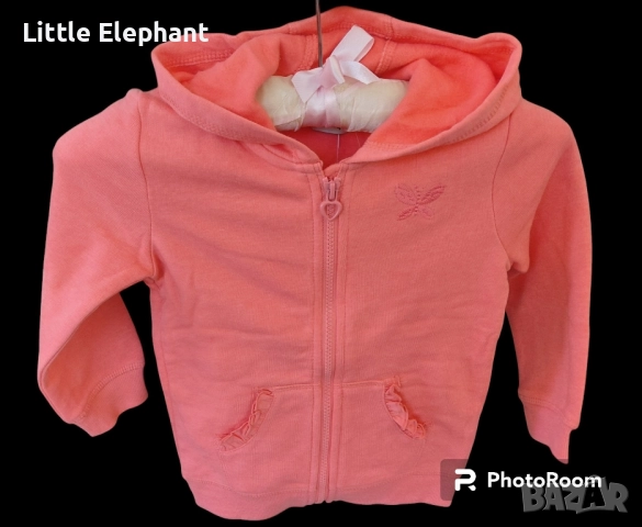 Суитчер за 3-4 год мом пеперудка,тъмна праскова с пеперудка,колекция"Butterflies",Англия/нов